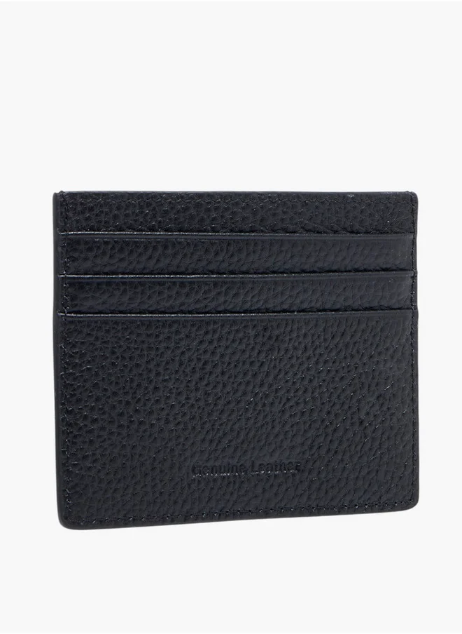 DUCHINI Textured Card Holder with Open Top