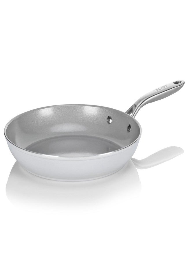 TECHEF - CeraTerra Ceramic Nonstick Frying Pan Skillet, (PTFE, PFAS, and PFOA Free), Dishwasher Oven Safe, Stainless Steel Handle, Induction-Ready, Made in Korea (12-in) - Image 1