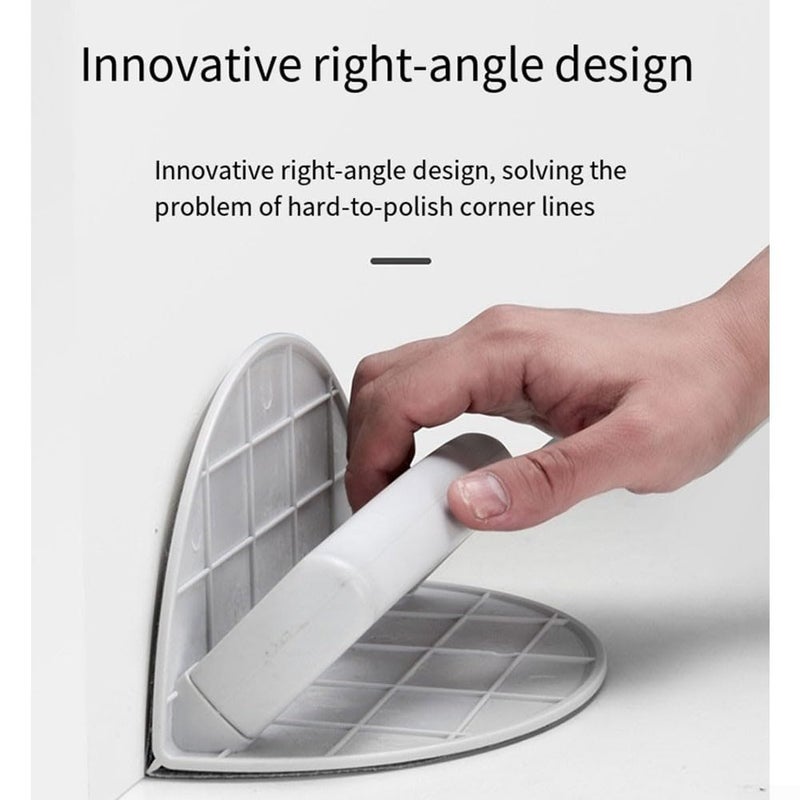 أداة سنفرة نصف دائرية مقاس 4 مع 10 وسادات سنفرة قابلة للاستبدال للخشب والمعادن والبلاستيك والجدران الجافة والطحن التفصيلي - Image 4