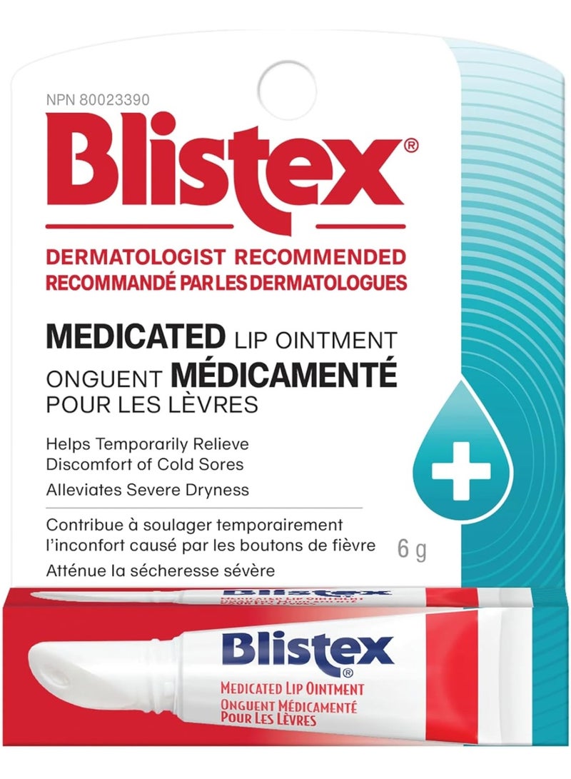 Blistex Medicated Lip Ointment Lip Protectant Stick, 6g - Image 3