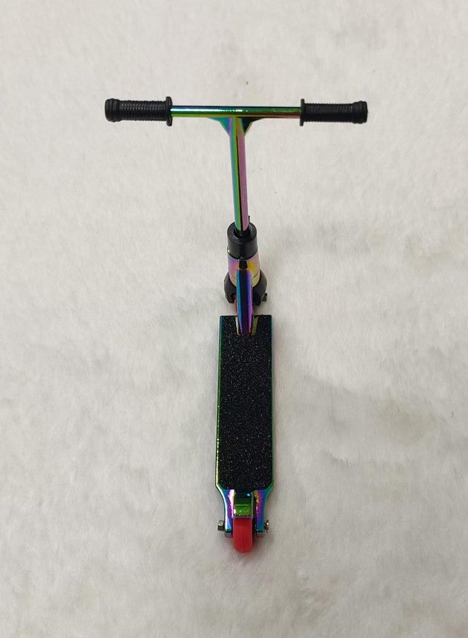 LEEFAI Metal Finger Scooter Alloy Pro Finger Stunt Scooter-Solid Metal fingerscooter (Rainbow) - Image 4