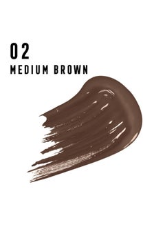 Max Factor Max Factor Browfinity Eyebrow Pencil - Semi-permanent – Smudgeproof, Waterproof, Sweatproof & Transferproof, 02 Medium Brown, 4.2 ml  - Image 3
