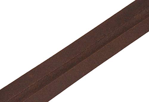 Mandala Crafts 55 Yards 1/2 Inch Brown Double Fold Bias Tape for Sewing - Bias Binding Tape for Quilting Binding, Hemming, Seam, and Fabric Piping - Image 5