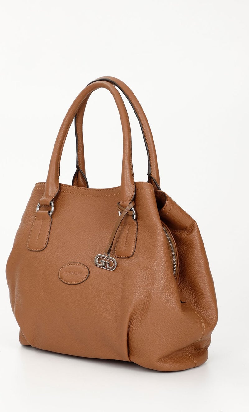 Gönderi(r) Gon Platinum Genuine Leather Large Size Women's Shoulder and Handbag B8392  - Image 4