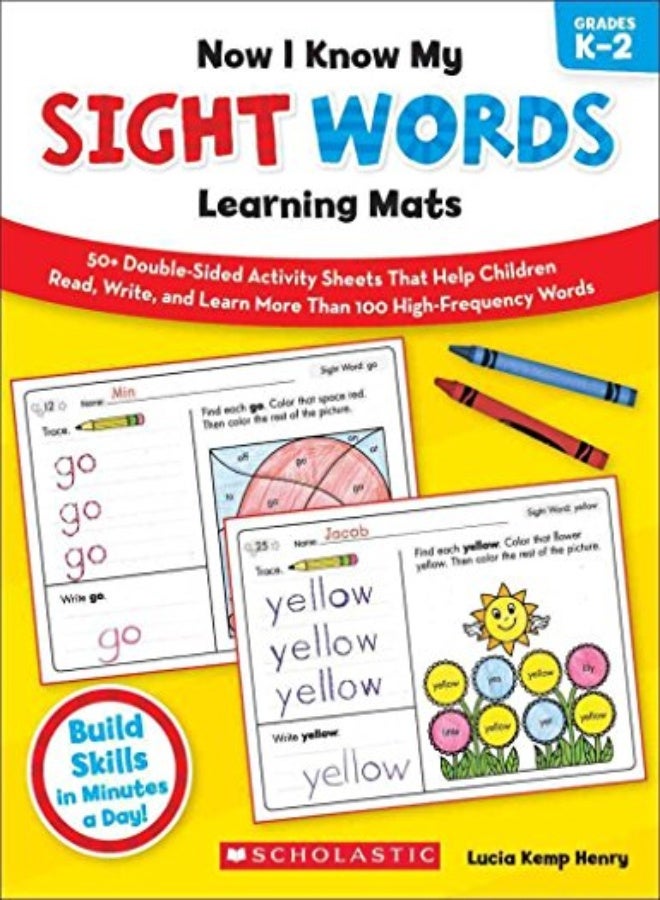 NOW I KNOW MY SIGHT WORDS LEARNING MATS 