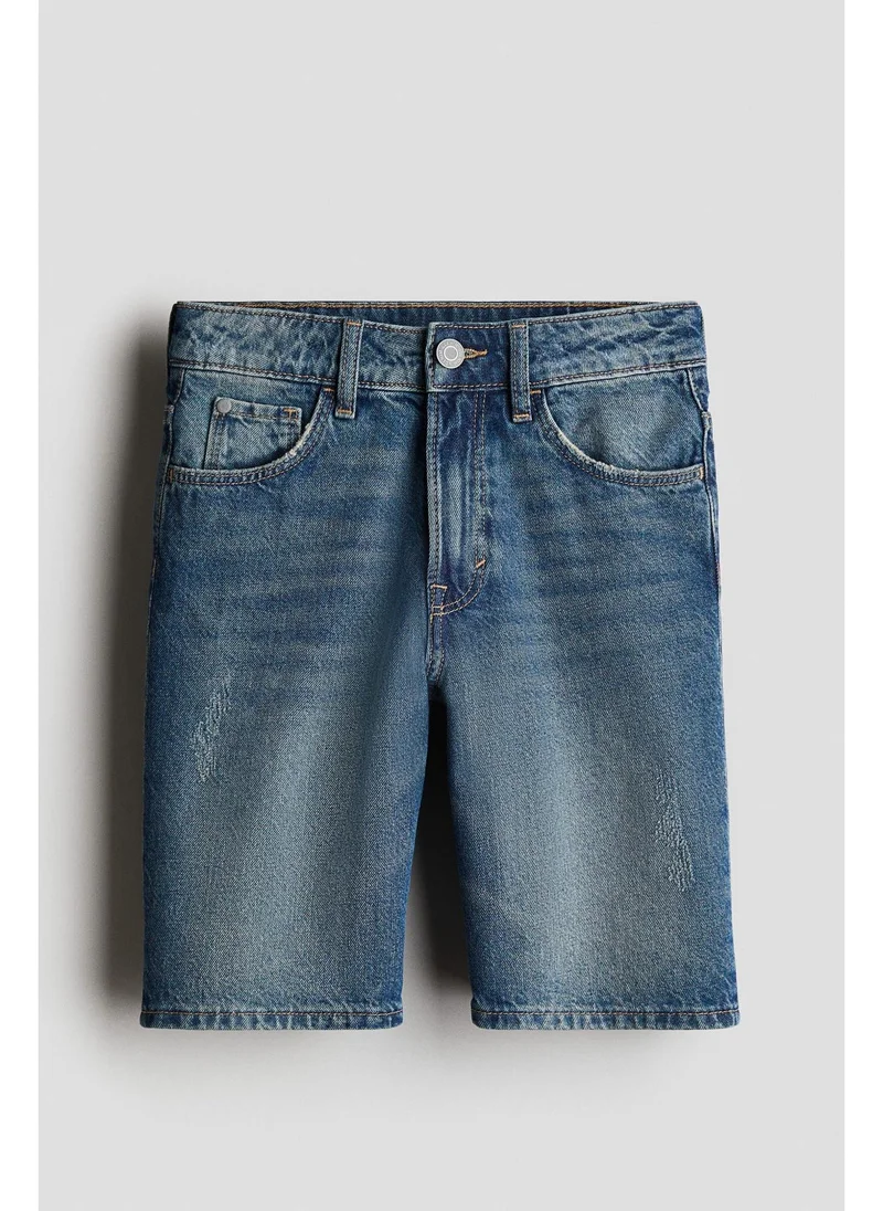 اتش اند ام Loose-fit denim shorts