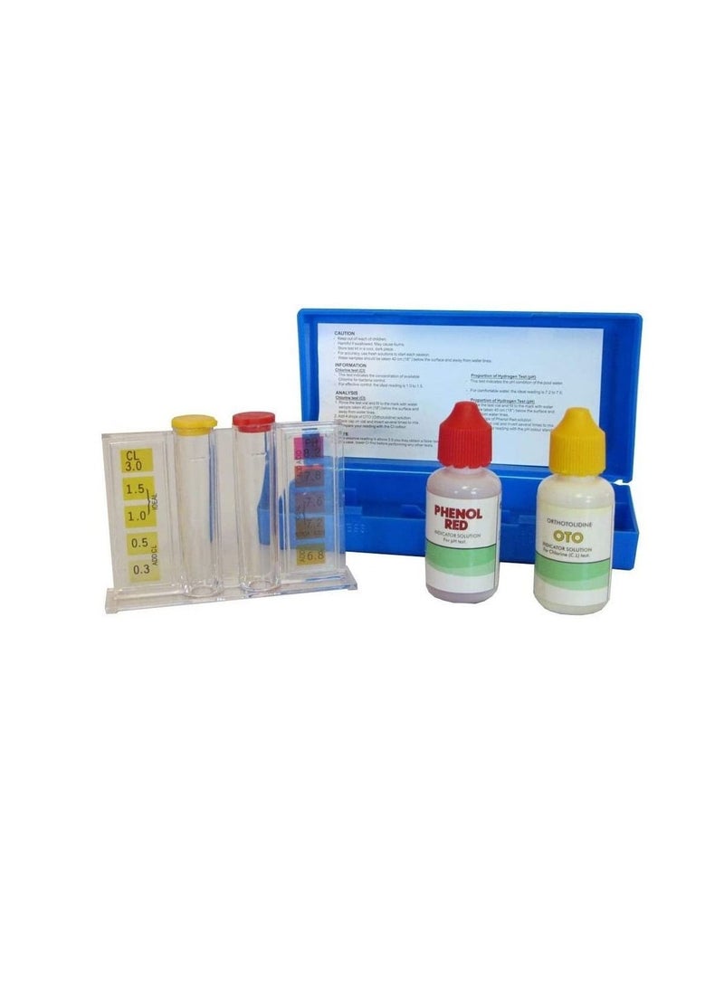 Aqua Swimming Pool Water Test Kit for Chlorine and PH (BASIC PH and CL test kit 15 CL) - Image 3