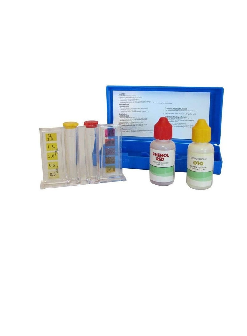 Aqua Swimming Pool Water Test Kit for Chlorine and PH (BASIC PH and CL test kit 15 CL) - Image 2