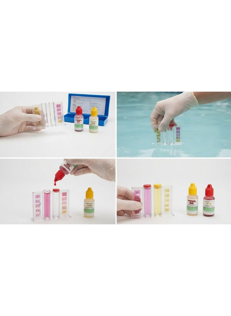 Aqua Swimming Pool Water Test Kit for Chlorine and PH (BASIC PH and CL test kit 15 CL) - Image 2