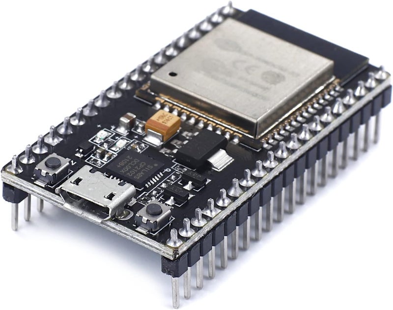 Teyleten Robot لوحة تطوير ESP-WROOM-32 ESP32 ESP-32S، تدعم تقنية الواي فاي بتردد 2.4 جيجاهرتز بوضعين مختلفين (Dual-Mode WiFi) بالإضافة إلى تقنية البلوتوث (Bluetooth)، وتحتوي على معالج ميكروكونترولر ثنائي النواة مدمج مع هوائي ومرشح RF ومكبر صوتي (RF AMP Filter) ووحدة اتصال بالشبكة (AP STA)، مناسبة لبيئة تطوير Arduino IDE (موديل ESP32 38P، عدد القطع: 1). - Image 3