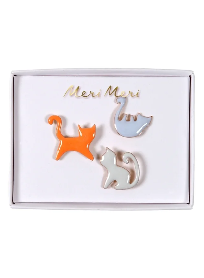 ميري ميري Cat Enamel Pins