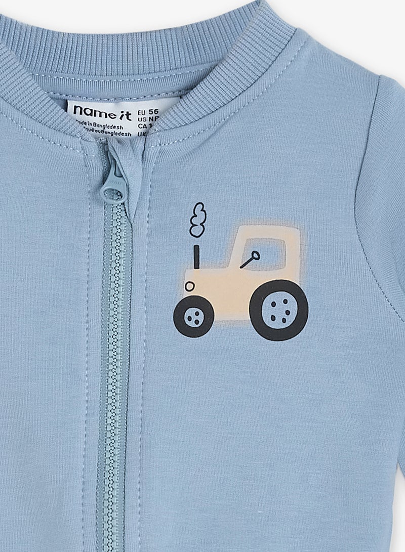 NAME IT Infant Graphic Zipup Cardigan - Image 3