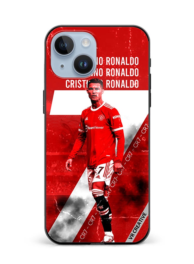 VR CREATIVE Protective Case Cover For Apple iPhone 15 Cr7 Design Multicolour - Image 1