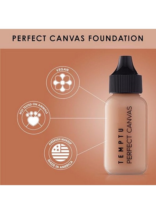 Temptu Perfect Canvas Hydra Lock Airbrush Foundation Latte 1 Fl Oz  - Image 5