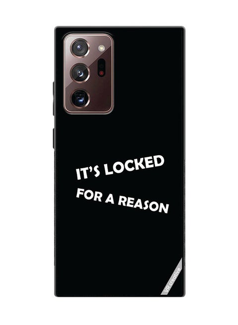 Protective Case Cover For Samsung Galaxy Note20 Ultra 5G It'S Locked For A Reason Design Multicolour