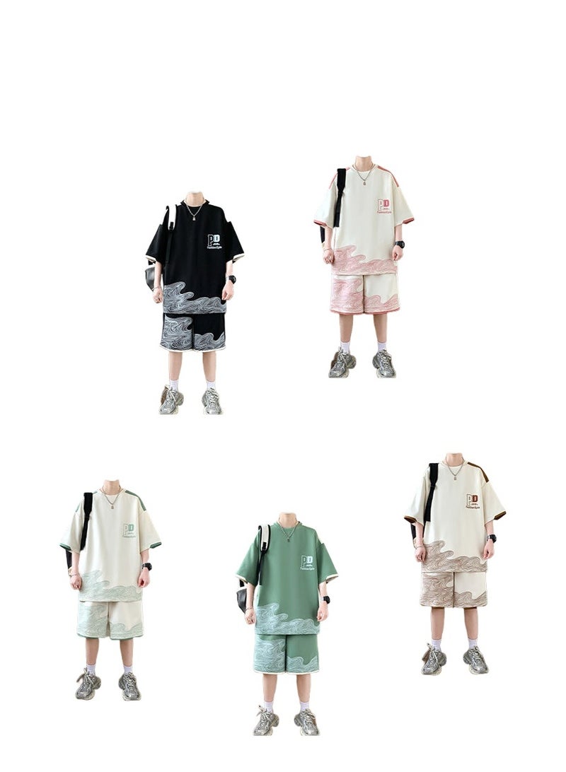 KUYING New Fashion Leisure Sports Ice Silk Set - Image 2