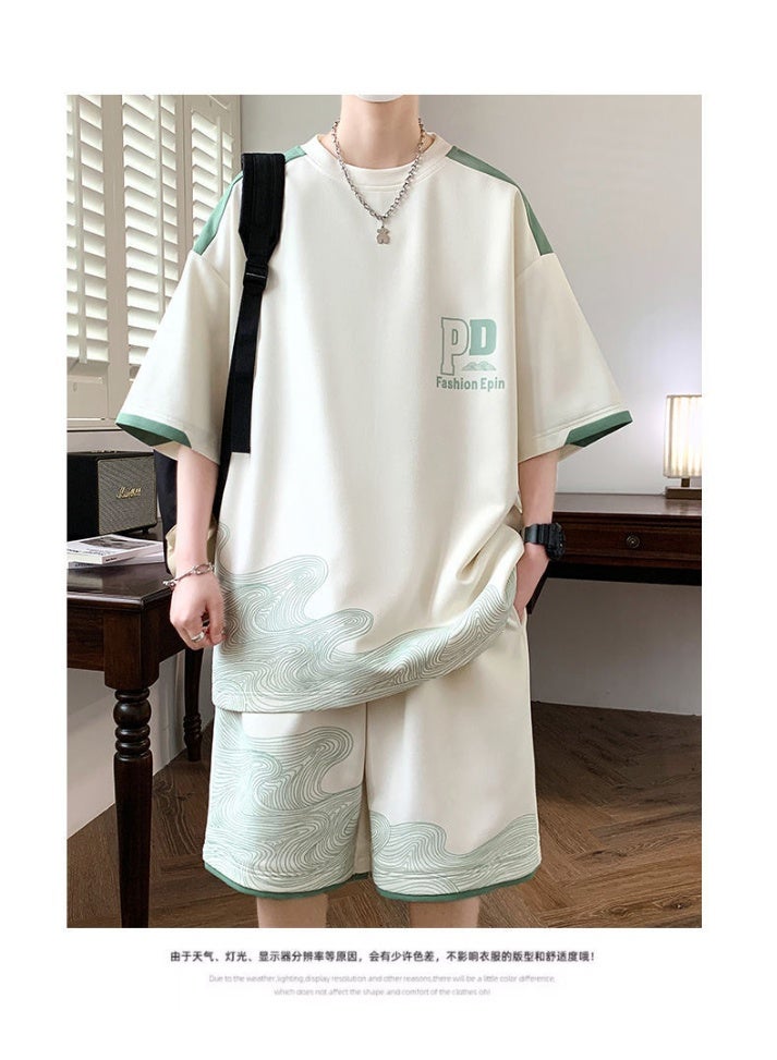 KUYING New Fashion Leisure Sports Ice Silk Set - Image 4