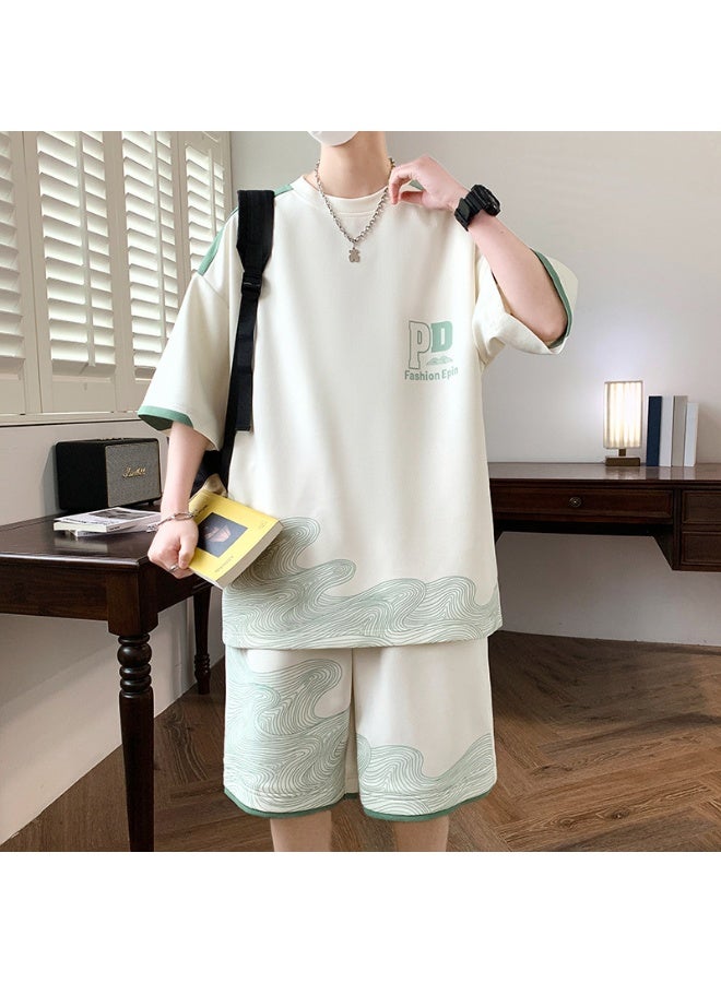 KUYING New Fashion Leisure Sports Ice Silk Set - Image 1