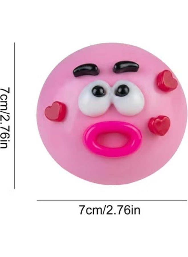 GIOIO Smushers Squishies Slow Rising Stress Ball Non- Cute Slow Rise Relaxing Sensory Fidget for Ages 3+ Squeeze Sensory Ball Fun Desk Accessory for Adults (Pink) - Image 4