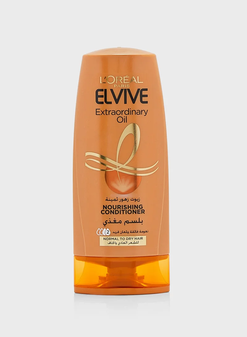 L'OREAL PARIS L'Oreal Paris Elvive Extraordinary Oil Shampoo 400Ml For Dry Hair Conditioner 200Ml For Normal To Dry Hair