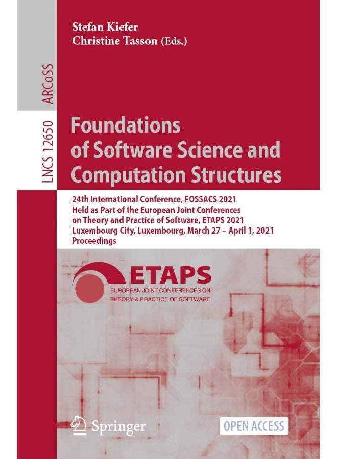 Foundations of Software Science and Computation St: 24th International Conference, Fossacs 2021, Held