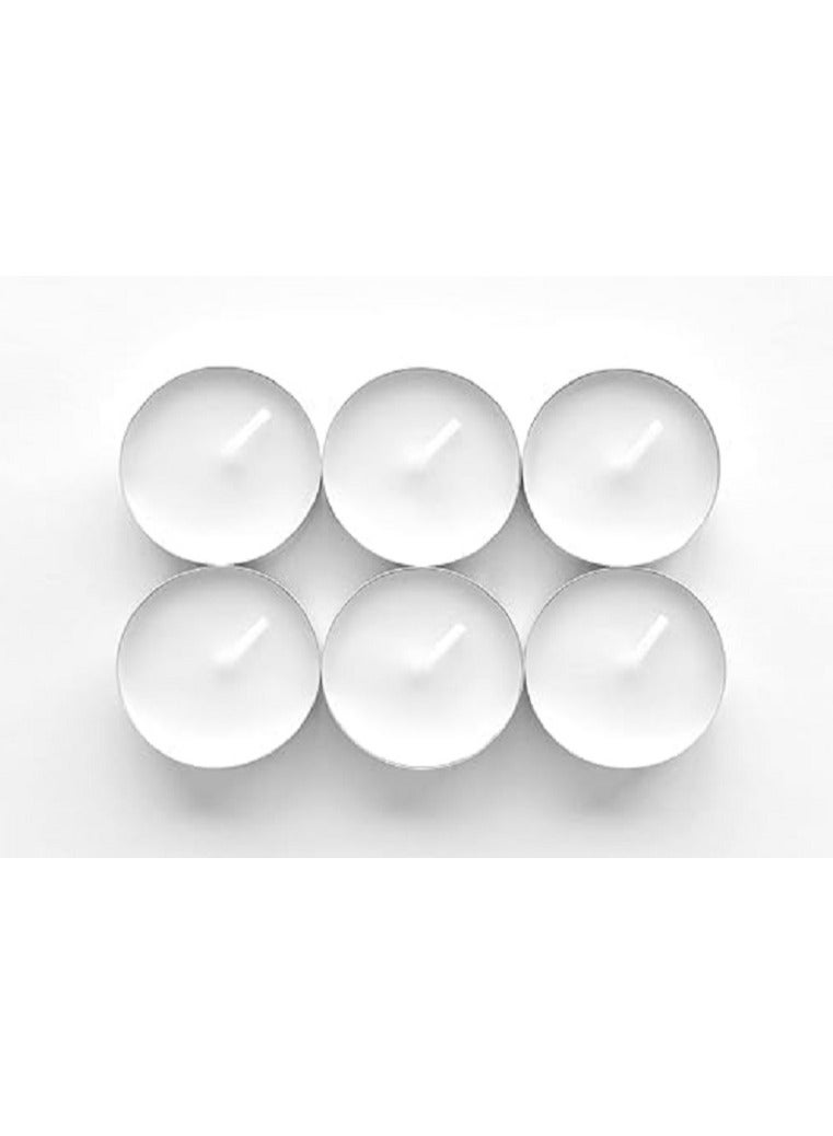 Small Tealight Candles, Decorative Candles - White - (Set of 10)  - Image 3