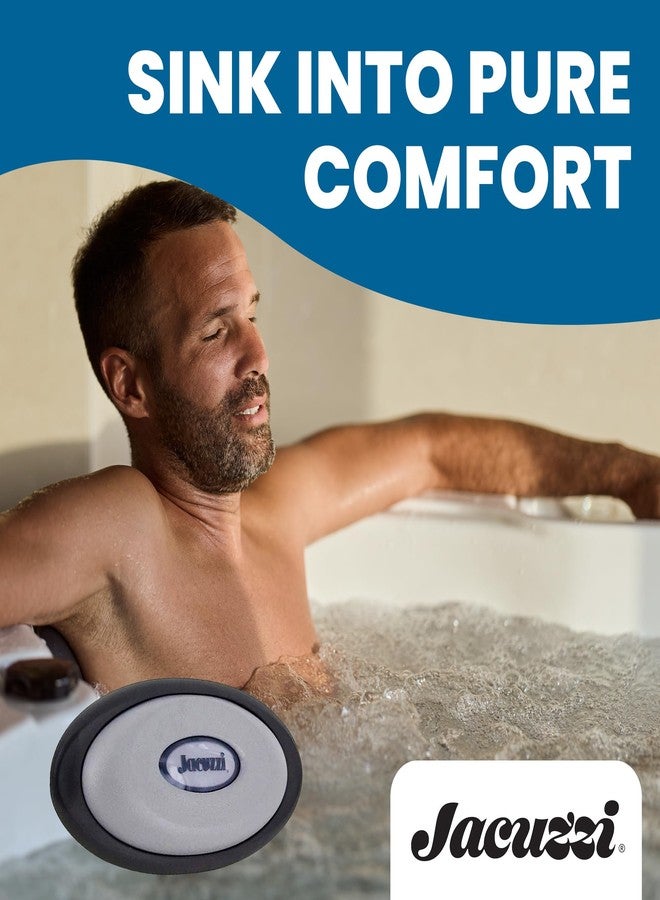 جاكوزي وسادة جاكوزي بيضاوية من سلسلة J-300 مع مسند ظهر، وسادة سبا بديلة لحوض الاستحمام الساخن، وسادة مريحة لمسند الرأس سهلة التركيب، تصميم فينيل متين للاسترخاء وترقية السبا - Image 5