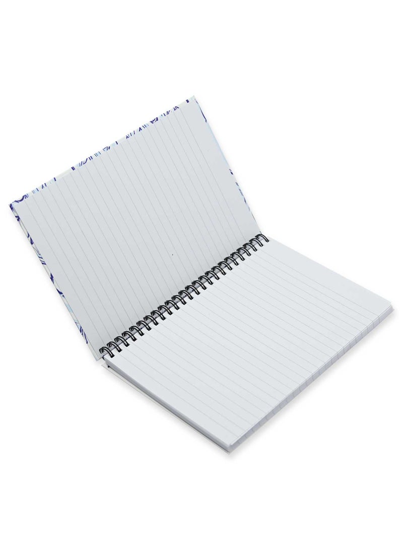 FIS Pack Of 5 Spiral Hard Cover Notebook, 96 Sheets A5 Dolphin Design 2 -FSNBSHCA596-DOL2 - Image 2