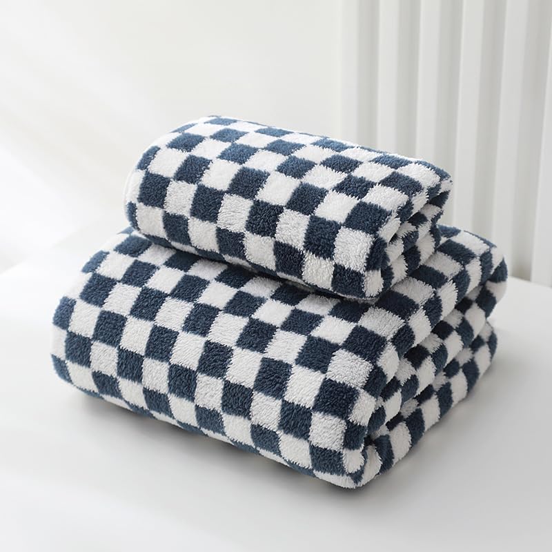 Home-Cloud HomeCloud Ultra Soft 400 GSM Bath Towel Set | 3X Softer Than Cotton Towels | Highly Absorbent & Ultra Fast Dry | Perfect for Home, Pool, Spa & Gym |Set of 2 (1 Bath (140x70cm), 1 Face Towel (75x35cm) - Image 1