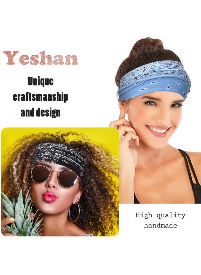 Wide Bandana Headbands For Women Large Turban Headbands Stretch Knotted Head Wraps Floral Elastic Yoga Hair Bands Thick Headbands For Black Women And Girls - pzsku/Z3F82317EC0628501A5D0Z/45/_/1721024805/b9ed91c6-12f0-40bc-b190-1c132638a09b