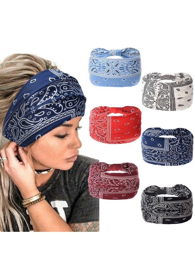 Wide Bandana Headbands For Women Large Turban Headbands Stretch Knotted Head Wraps Floral Elastic Yoga Hair Bands Thick Headbands For Black Women And Girls - pzsku/Z3F82317EC0628501A5D0Z/45/_/1721025060/846ebe51-3a1c-4c09-87e4-9b85264ee6c4