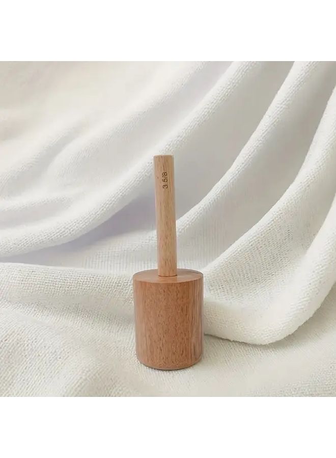 1 Cup Pottery Mold 2 3 4 Inch Compatible With Clay Polymer And Resin For DIY Ceramic Pottery Vase Making For Manual Slab Rollers Handbuilding Tool For Beginners Professional Potters Wood Ceramic Artists - Image 1