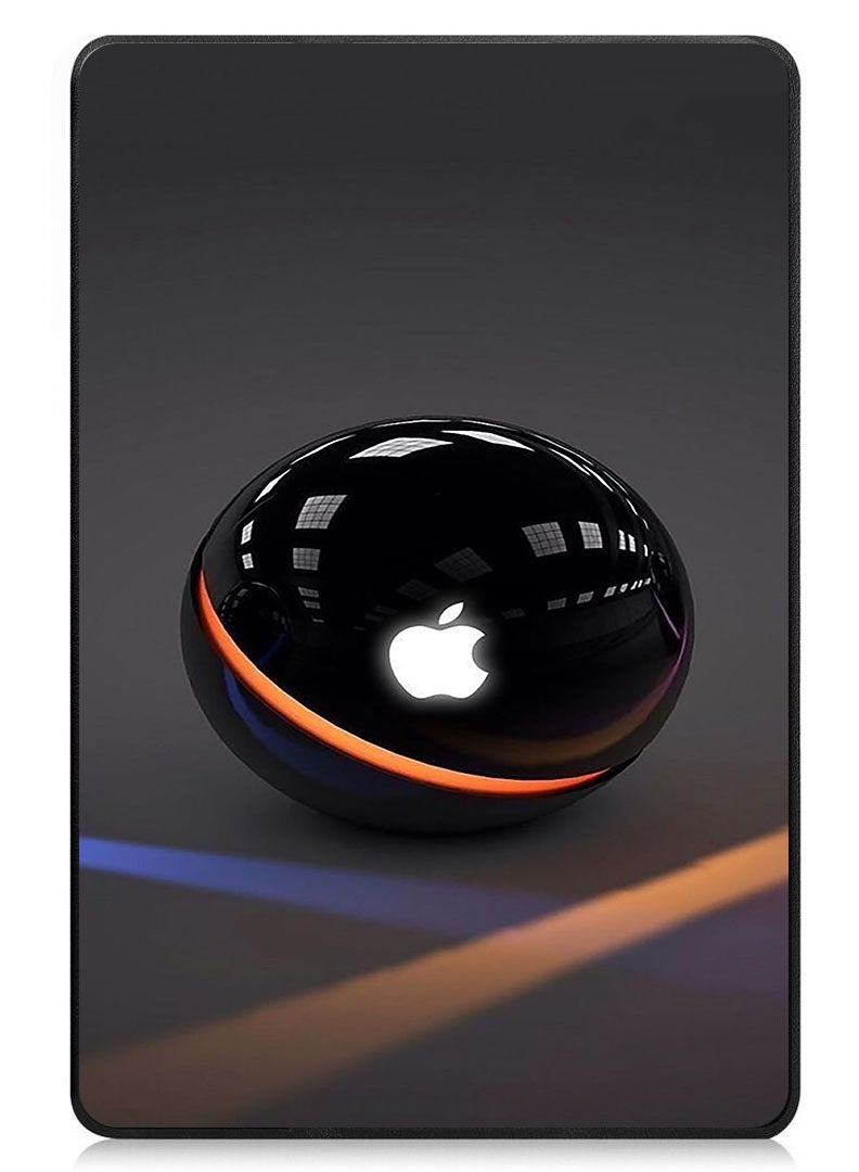 Theodor Protective Flip Case For Huawei MatePad 11 (2023) With Trifold Stand Auto Wake Sleep Shockproof Cover Apple Logo on Black Ball - Image 1