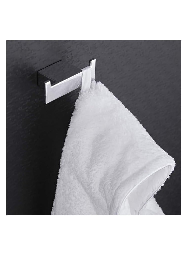 هزنت خطاف رداء حمام مزدوج من الفولاذ المقاوم للصدأ - كروم - A400-42 - Image 2