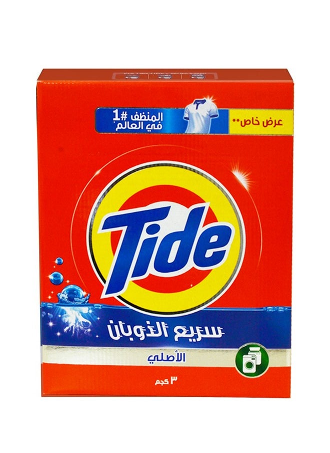 Tide - Tide Fast Action Laundry Detergent Powder 3kg - Image 1