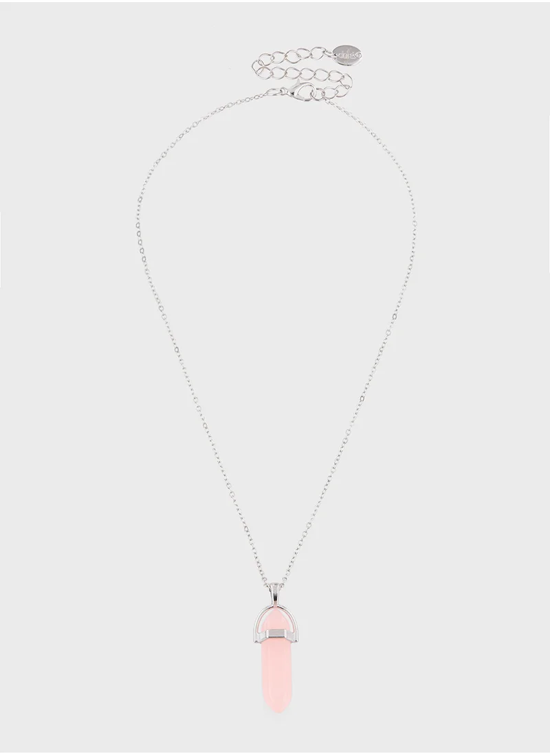 Claires Kids Crystals Pendant Necklace