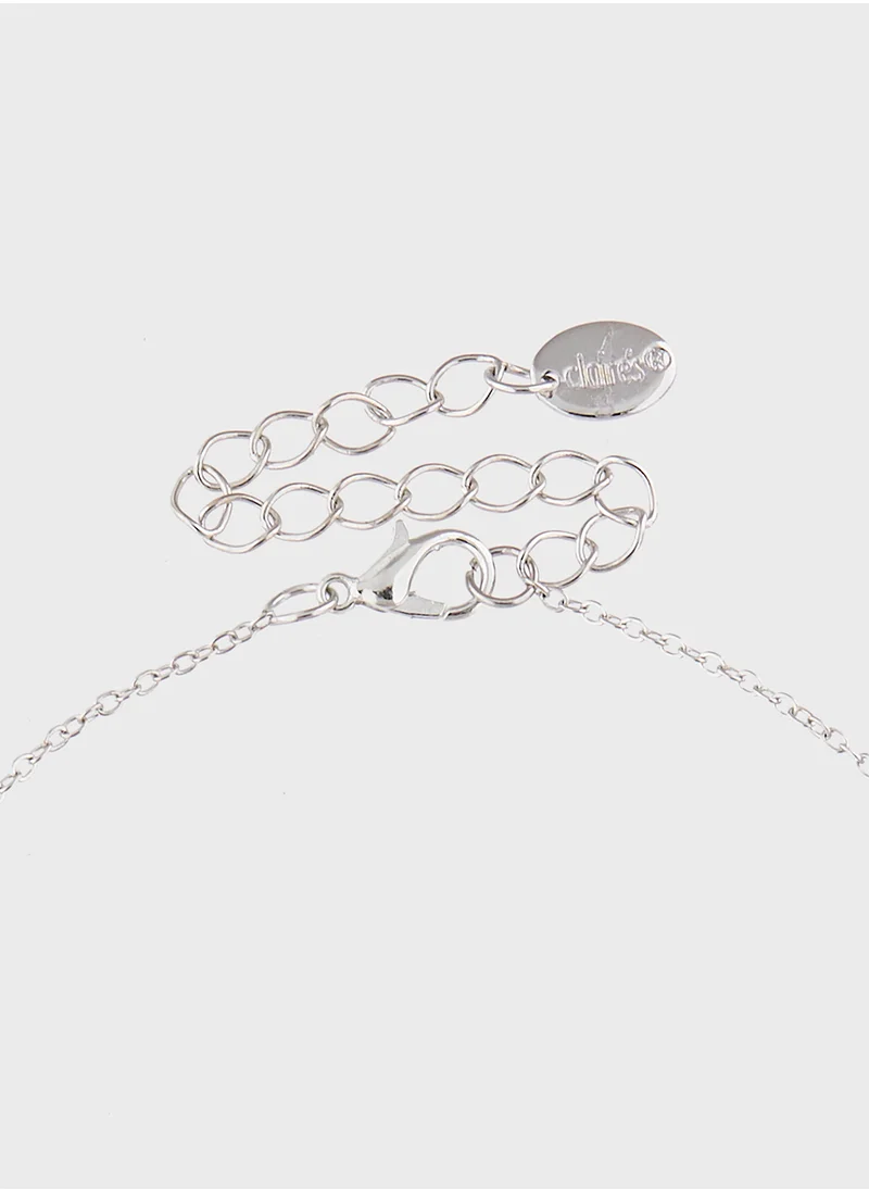 Claires Kids Crystals Pendant Necklace