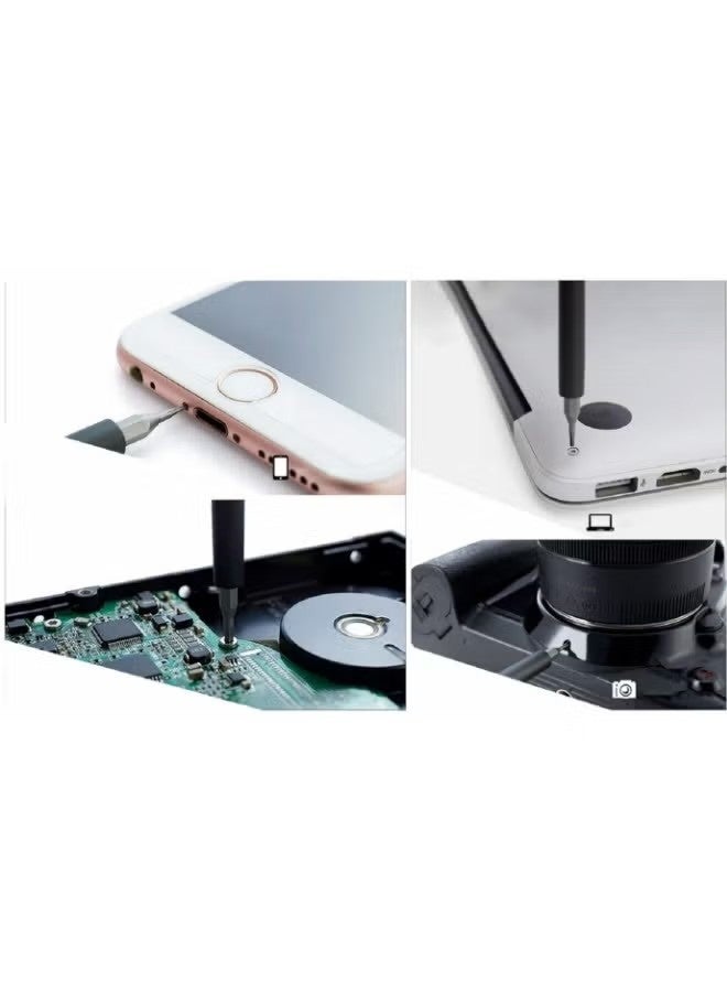 مجموعة مفكات مغناطيسية دقيقة 24 في 1 – مجموعة أدوات صغيرة للنظارات، والهواتف، وأجهزة اللابتوب ومشاريع الأعمال اليدوية - Image 3