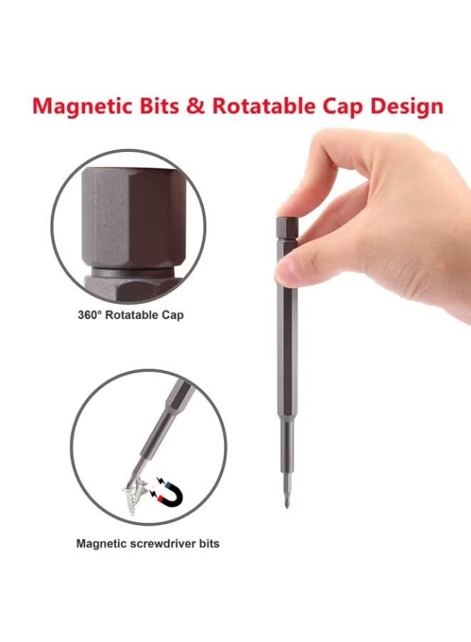 مجموعة مفكات مغناطيسية دقيقة 24 في 1 – مجموعة أدوات صغيرة للنظارات، والهواتف، وأجهزة اللابتوب ومشاريع الأعمال اليدوية - Image 5