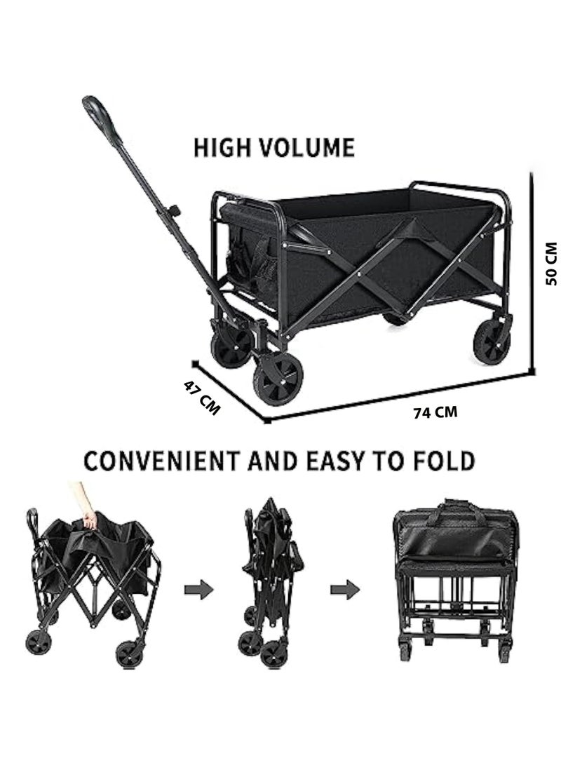 سمارت كيتشين عربة رحلات خارجية قابلة للطي مع قماش قابل للإزالة – مثالية للتخييم، النزهات، مهرجانات الحديقة، ونقل الأغراض بسهولة - Image 4