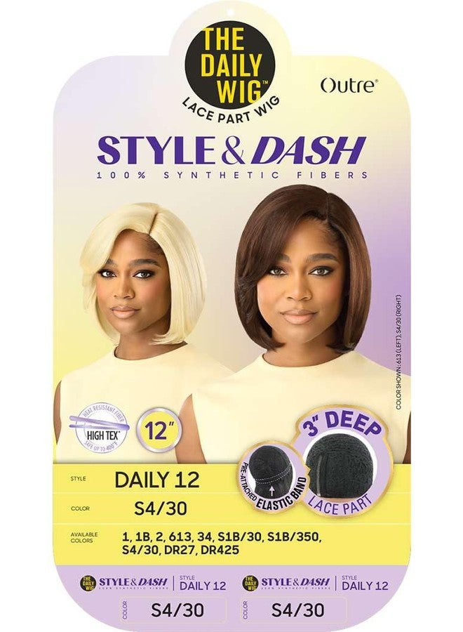 Outre The Daily Wig - Style & Dash - Daily 12 (OFF BLACK 1B) - Image 2