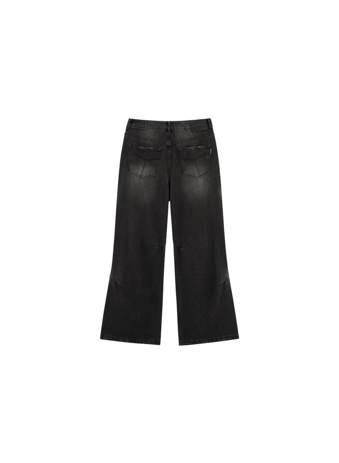 Waxbird Peacebird 2025 Spring Simple Pleated Fashion Jeans Women - Image 5