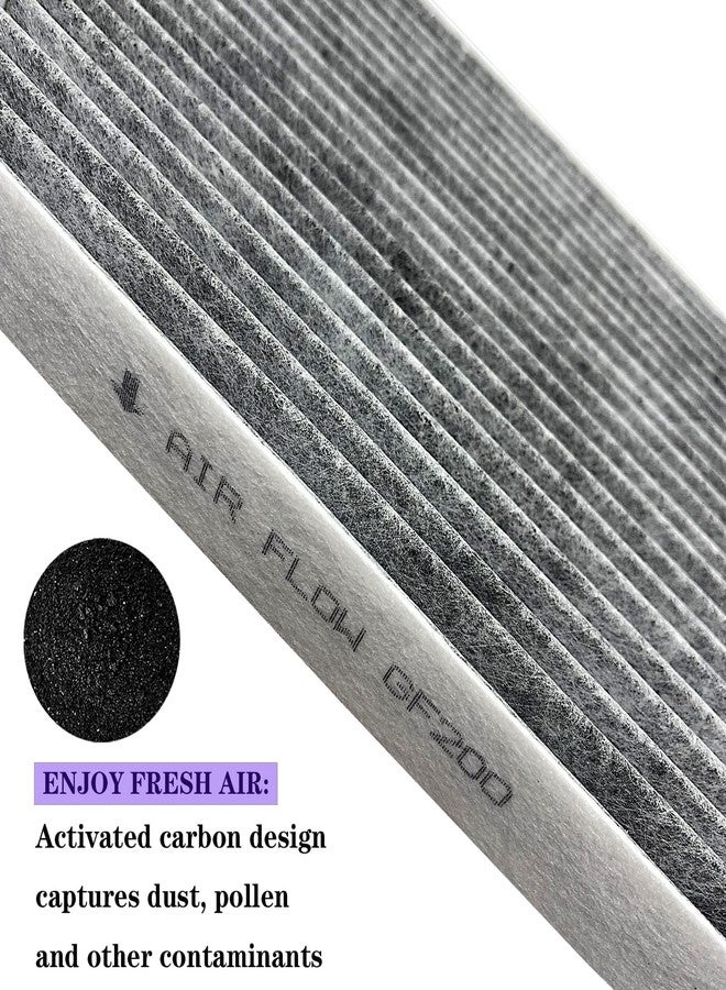 GFDHJFB GF200 Cabin Air Filter for Accent 2018-2022, Elantra 2017-2020, Elantra GT 2018-2020, Forte 2019-2024, Forte 5 2020-2024, Rio 2018-2023, Replace 97133-F2000, 97133-F2100, F2H79-AK000 - Image 3