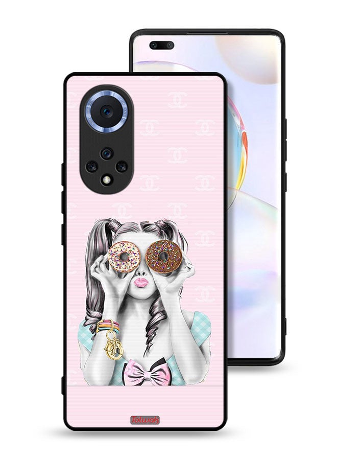 Tolwak Honor 50 Pro Protective Case Cover Holding Two Donuts  - Image 1