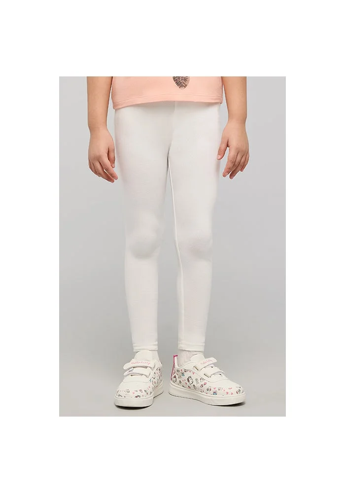 R&b Solid Leggings with Elastic Waist