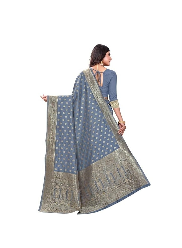 مملكة الإكسسوارات ساري كانجيفارام الحريري النسائي من اكسسواريز كينجدوم - Image 2