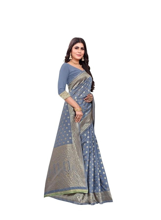 مملكة الإكسسوارات ساري كانجيفارام الحريري النسائي من اكسسواريز كينجدوم - Image 4