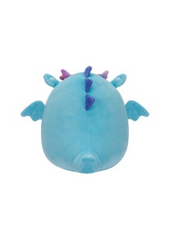 Squishmallows 7.5 inch Little Plush Tatiana Dark Teal Dragon W/Bandana , Officially Licensed Kellytoy Plush Toy, Colorful Soft Toy, Gift for Kids, Girls & Boys Washable Squishy Stuff Toy Multicolor All Age  - Image 4