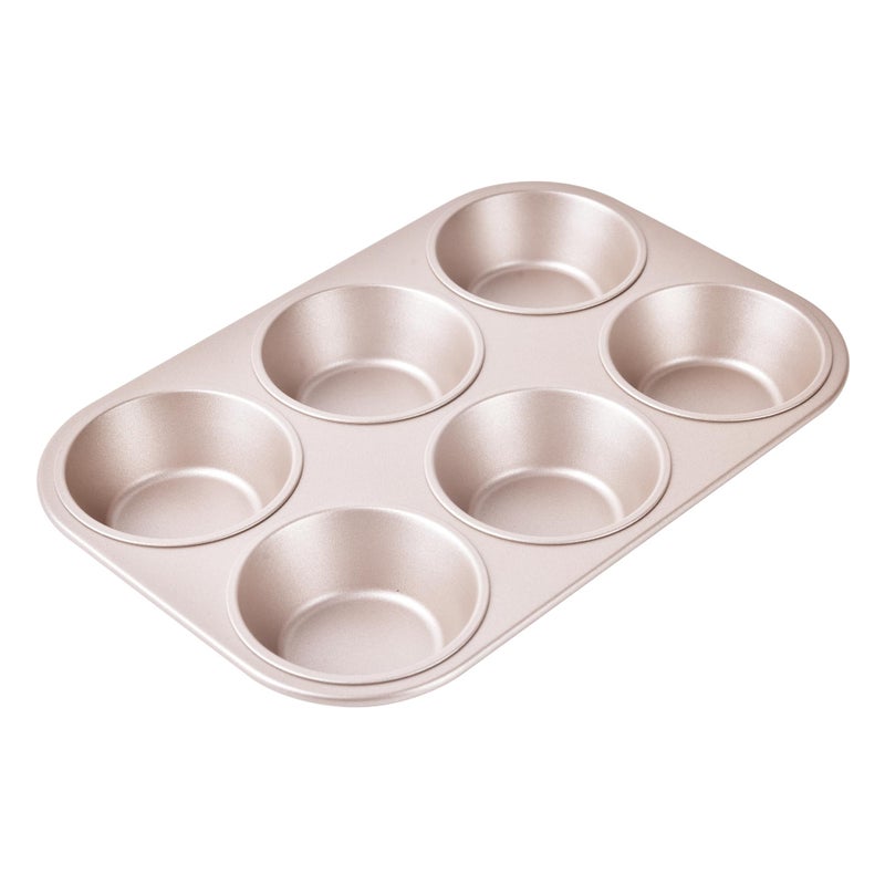 Bakeley Financier Cake Pan 12Cavity NonStick Rectangle Muffin Pan Biscuits Cookies Bakeware for Oven Baking Champagne Gold