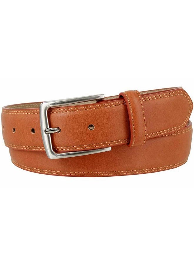 Belts.com Belts for Men Oil-Tanned Genuine Leather Italian Dress Belt Classic Belt 1-1/8"(30mm) Wide, 3 Hj10 Tan, 40 - Image 1